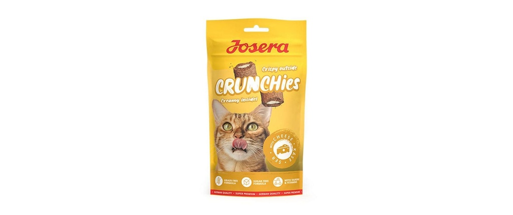 Josera Collation pour chat Crunchies au fromage, 60 g