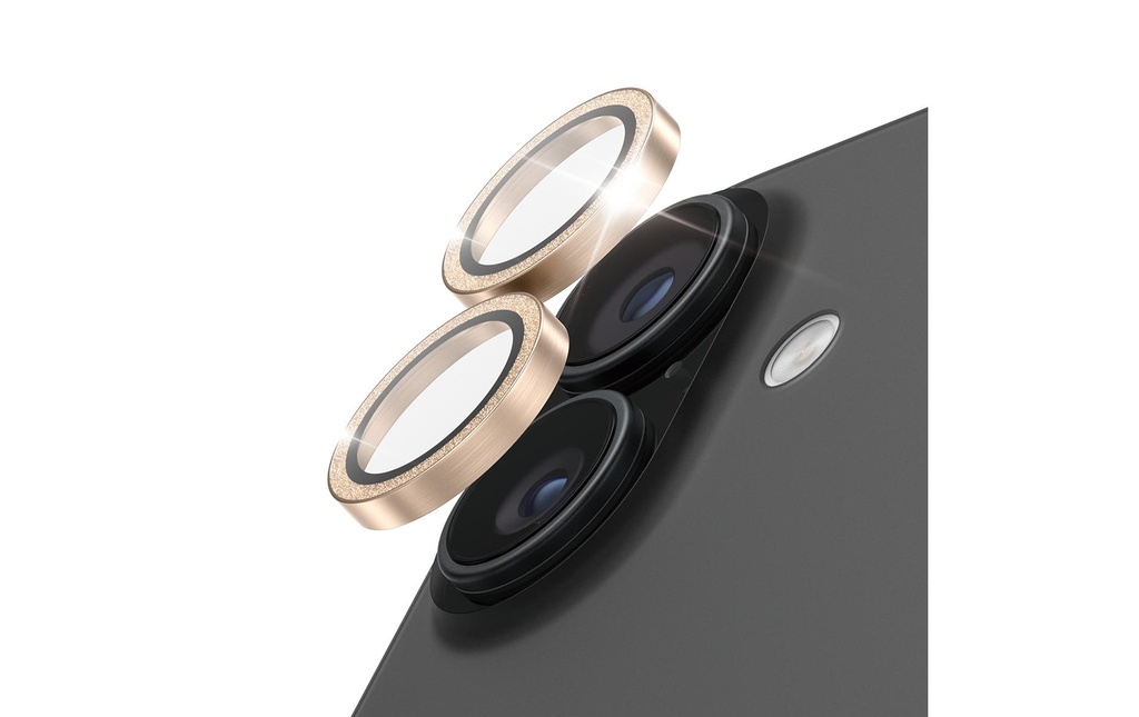 Panzerglass Protection pour appareil photo Hoops Glitter iPhone 17 Or