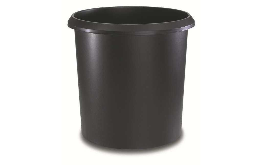 Läufer Corbeille à papier 18 l, Noir
