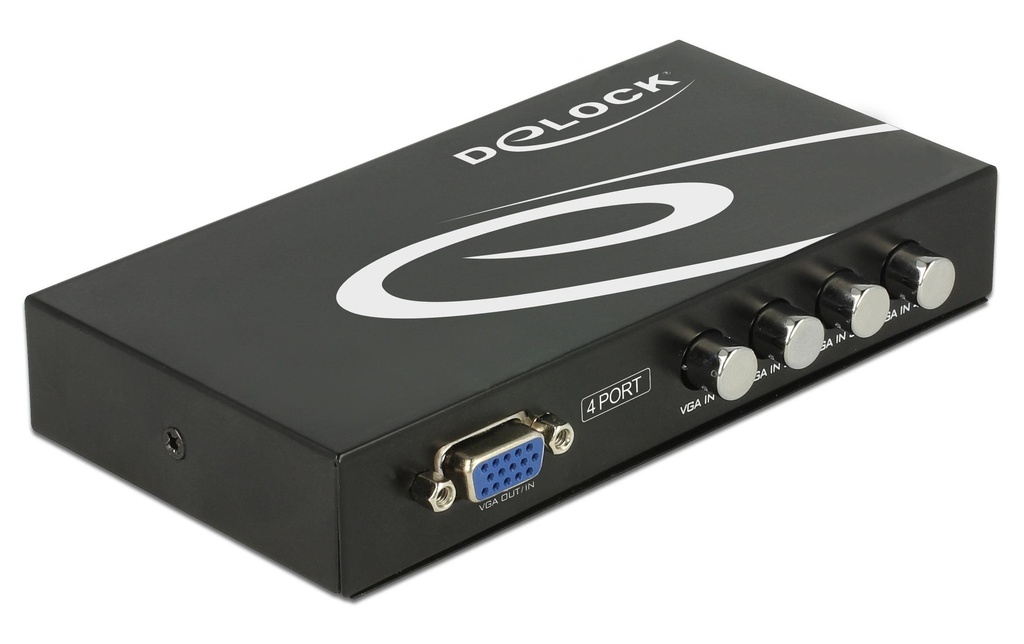Delock Boîte de commutation VGA 4 Port sans audio