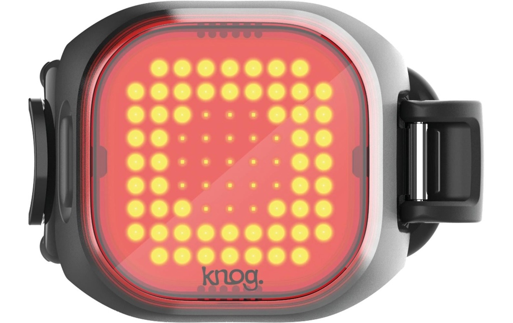 knog. Lampe de vélo Blinder Mini Square Feu arrière, noir