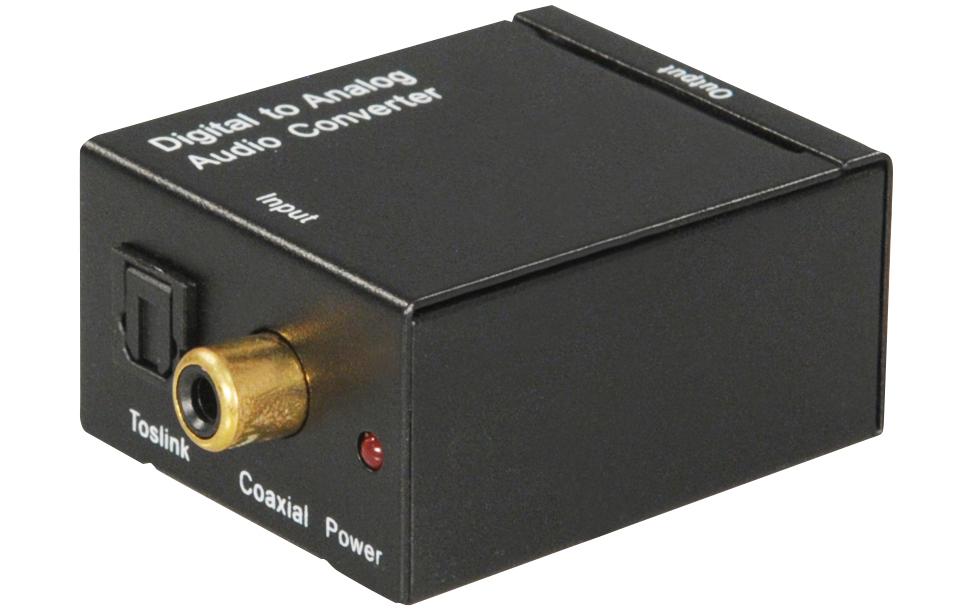 Satelliten TV Zubehör Adaptateur audio AL 13 A Coaxial/Toslink - Cinch