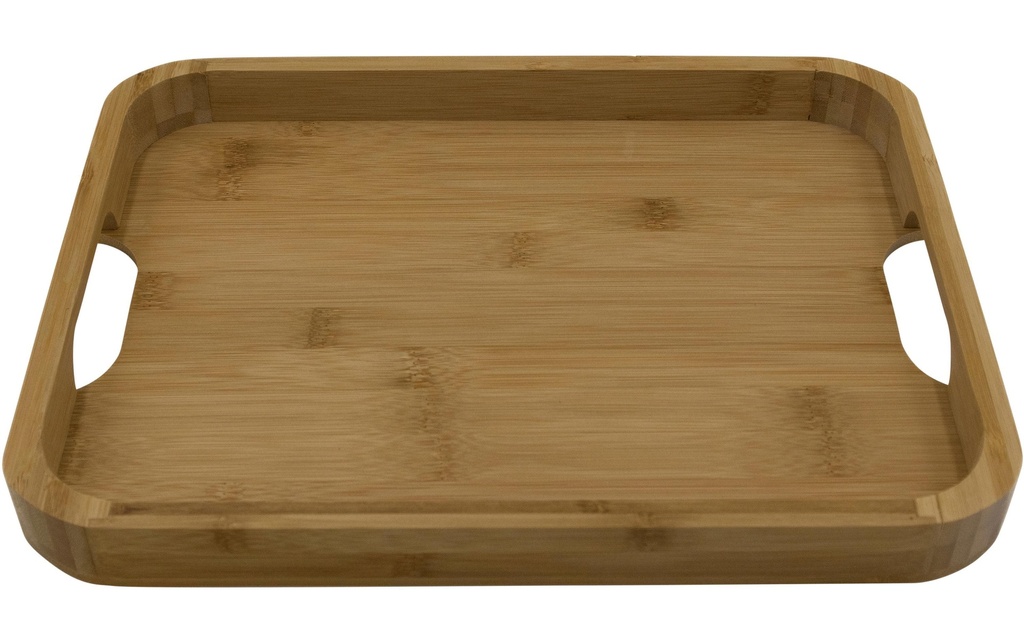 Stronghold Plateau de service en bambou 30 cm x 23 cm x 2.8 cm