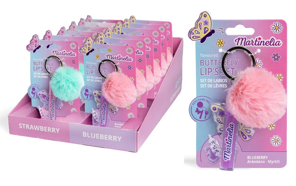 Martinelia Beauté Pompes à lèvres World Butterfly assorti