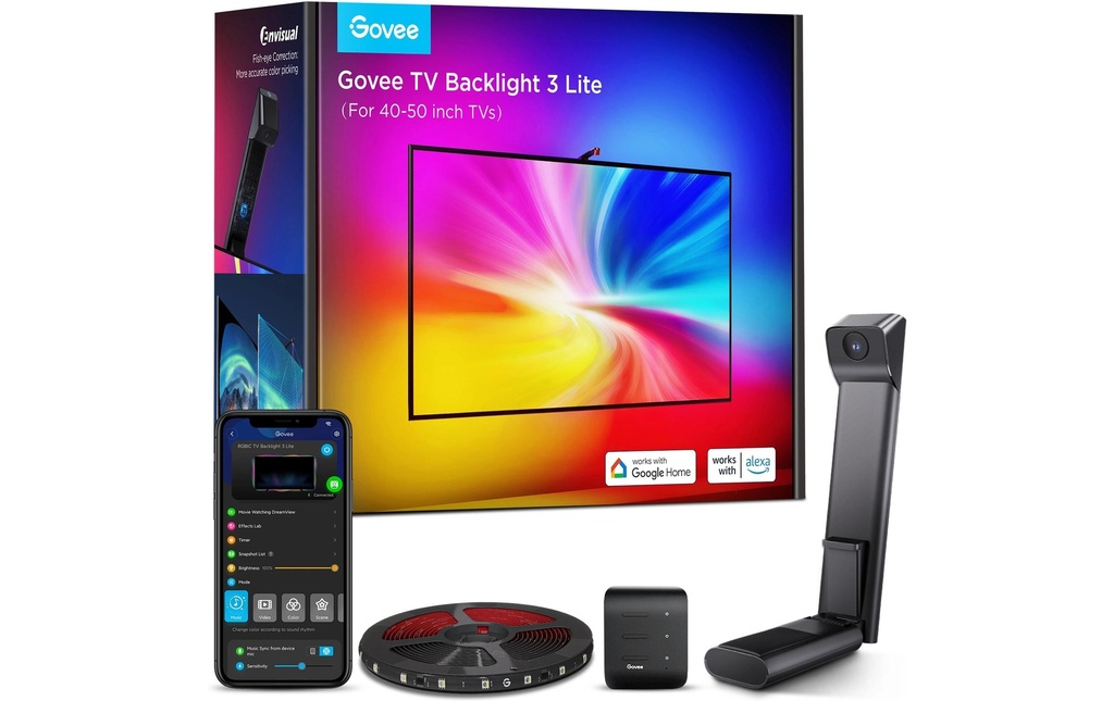 Govee Envisual TV Backlight T3, 40-50, WiFi, BT, RGBICW