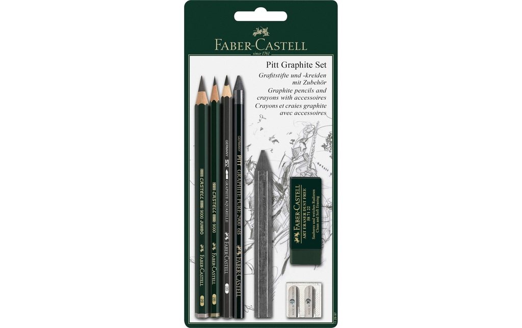 Faber-Castell Crayon graphite Faber-Castell 7 pièces