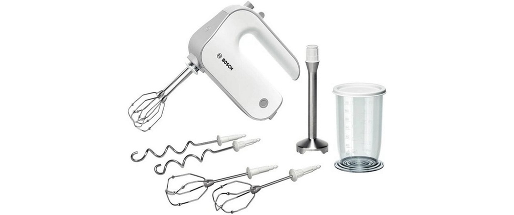 Bosch Batteur Styline MFQ4075DE Argenté/Blanc