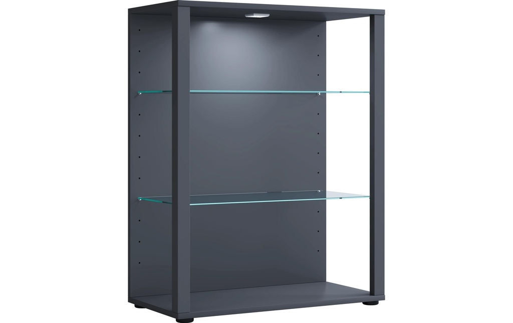 VCM Vitrine Glasol L 70 x 90 cm,  Anthracite