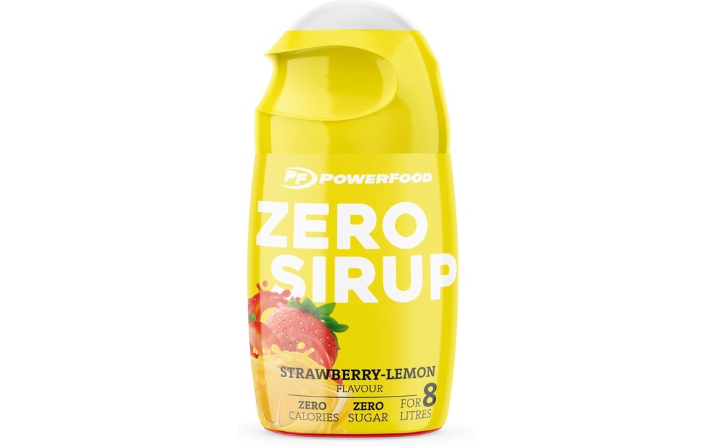 PowerFood Sirop zéro 65 ml, Strawberry-Lemon