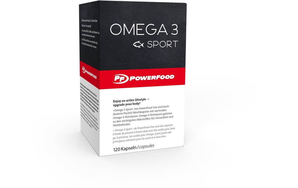 PowerFood Capsules Omega 3 Sport 180 g