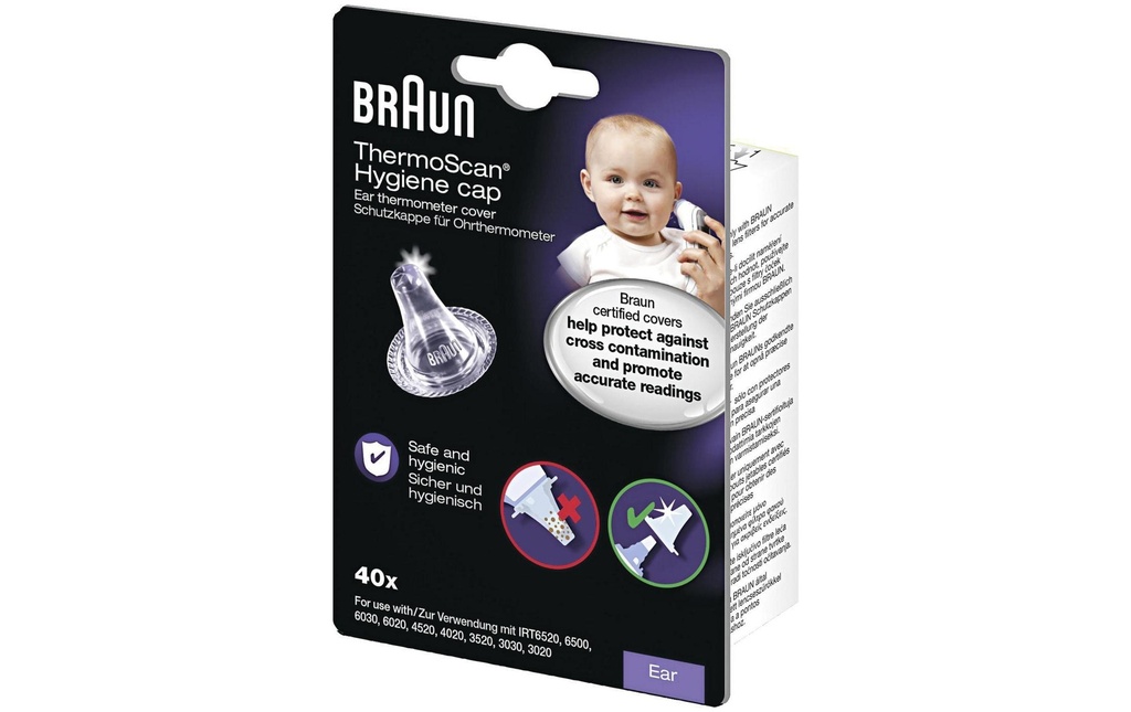 Braun Capuchons de protection pour le ThermoScan IRT4520
