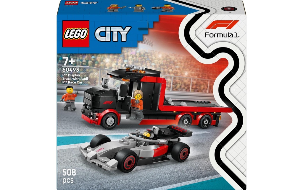 LEGO® City Camion de F1 avec voiture de course de F1 Audi 60493