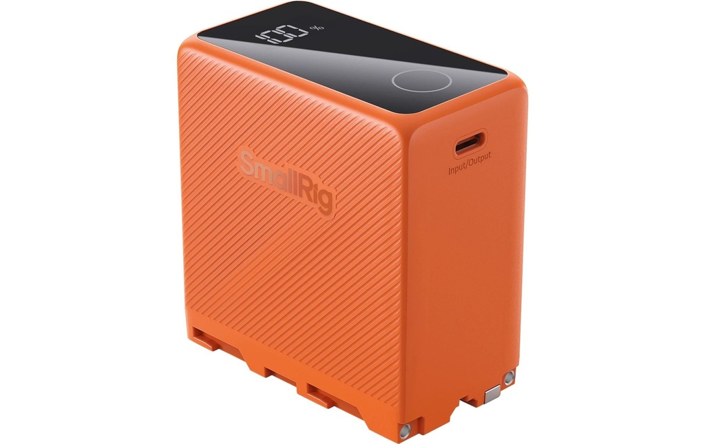 Smallrig Batterie pour Appareils photo numérique NP-F970 USB-C rechargeable - Orange