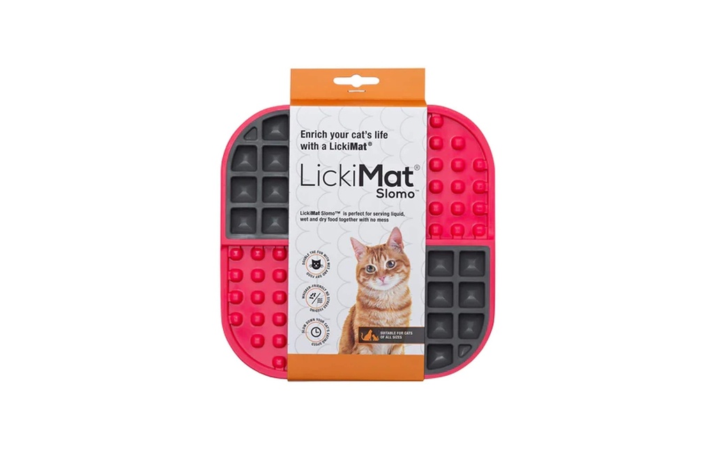 LickiMat Slomo 20 x 20 cm, rose