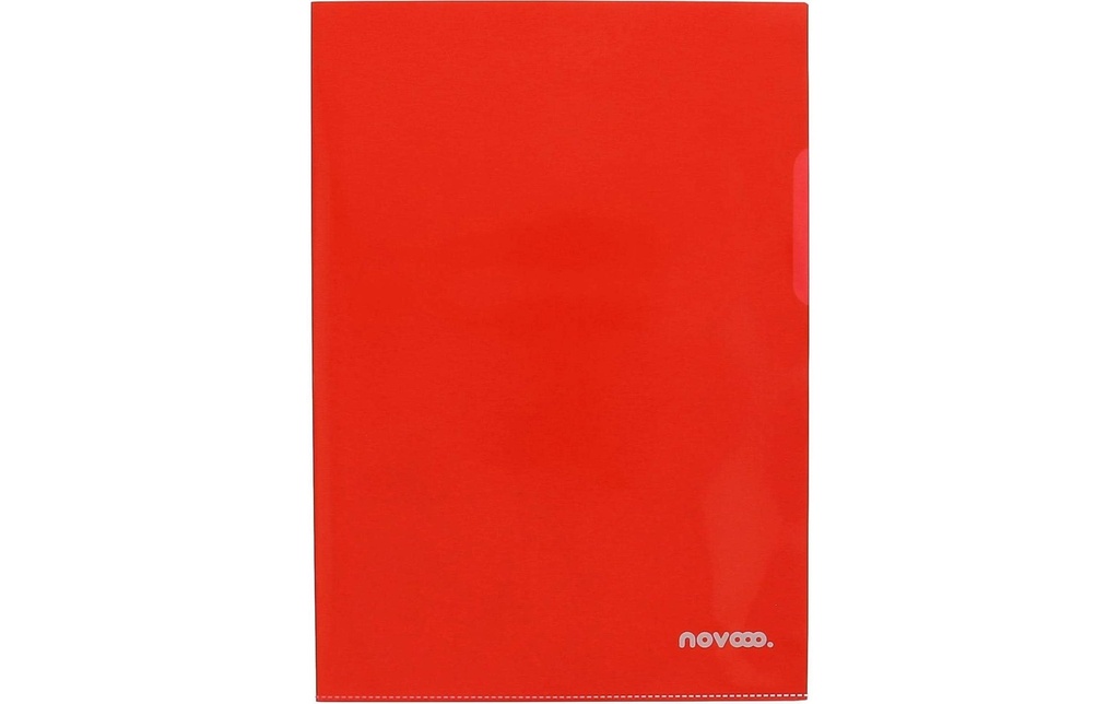 novooo. Pochettes transparentes Pro 140my 100 pièces Rouge