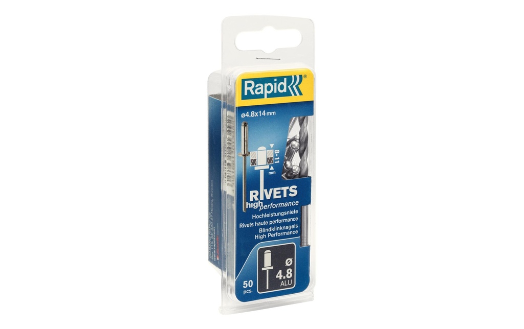 Rapid Rivets aveugles Universal Ø 4.8 x 14 mm