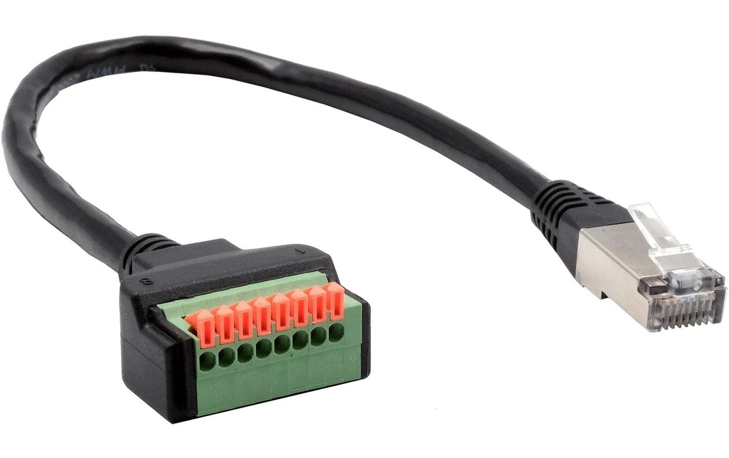 Exsys Bloc de terminaison EX-49121 Stecker zu zu 8-pin 30 cm