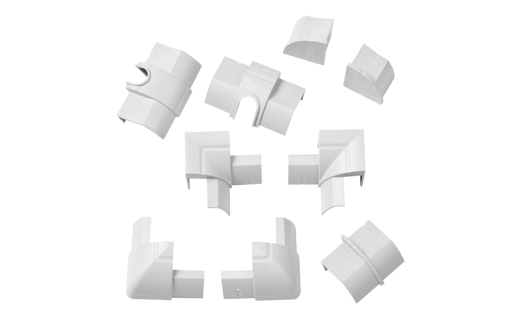STEFFEN Jeux d’accessoires D-Line V22022 9 pièces, blanc