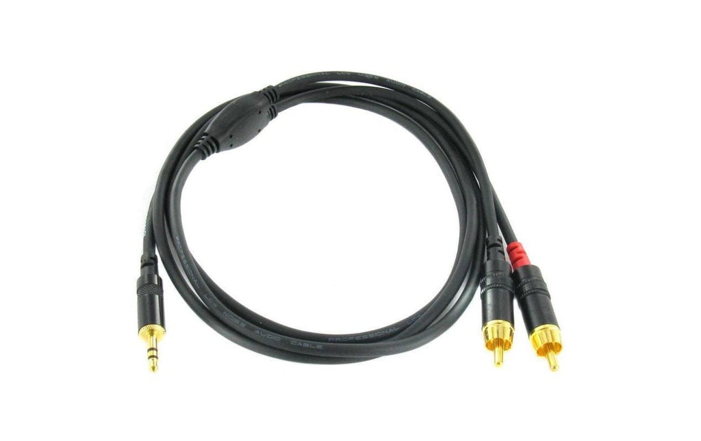 Cordial Câble audio CFY 6 WCC jack 3.5 mm - Cinch 6 m