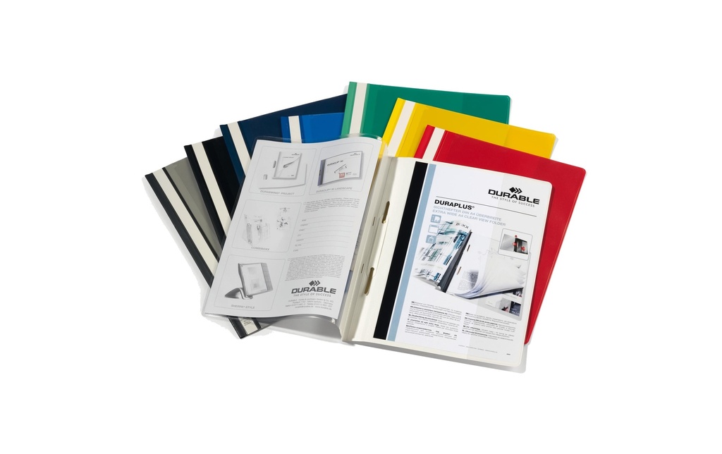 DURABLE Classeur à levier Duraplus Multicolore, 25 pièces