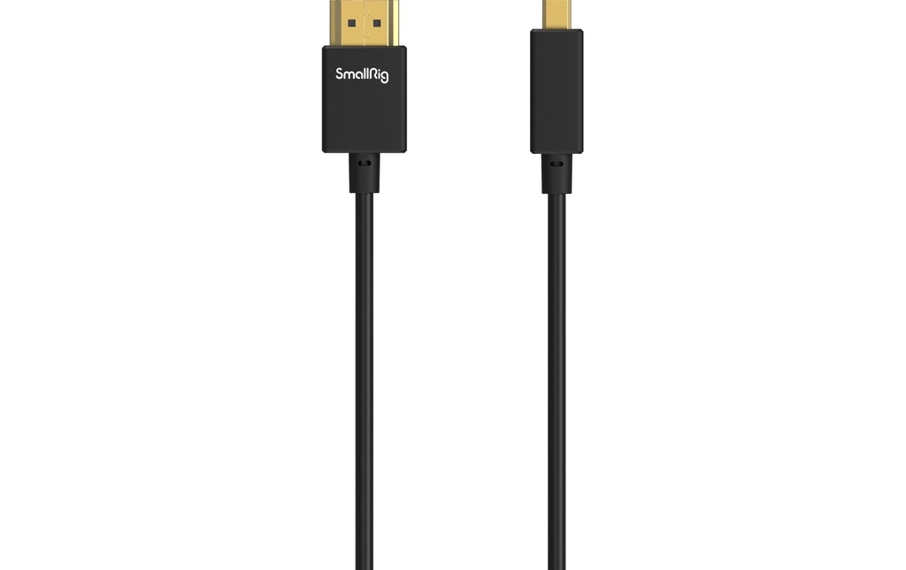 Smallrig Câble de données HDMI 4K ultra-mince (D to A) 0.35 m