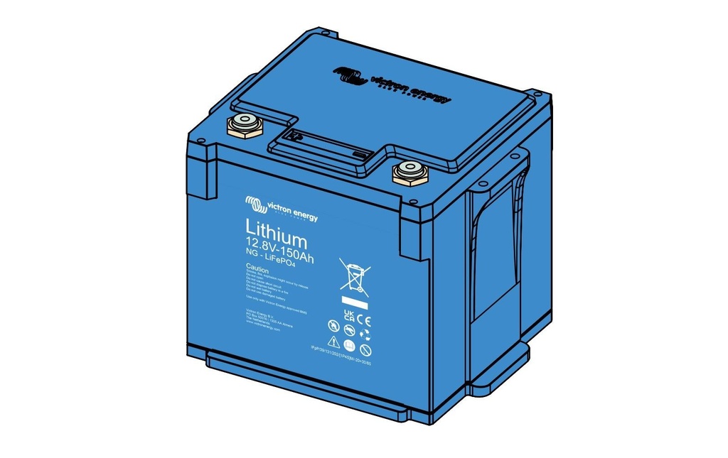 Victron Batterie LiFePO4 12 V/150 Ah NG 205 x 250 x 205 mm