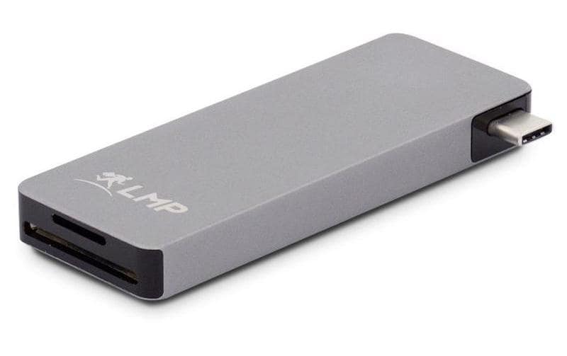 LMP Station d'accueil USB-C Basic Hub Gris Espace