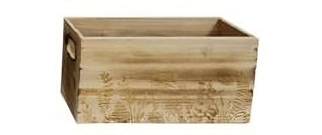 CHALET Pot de plantes 20 x 10 x 10 cm, naturel