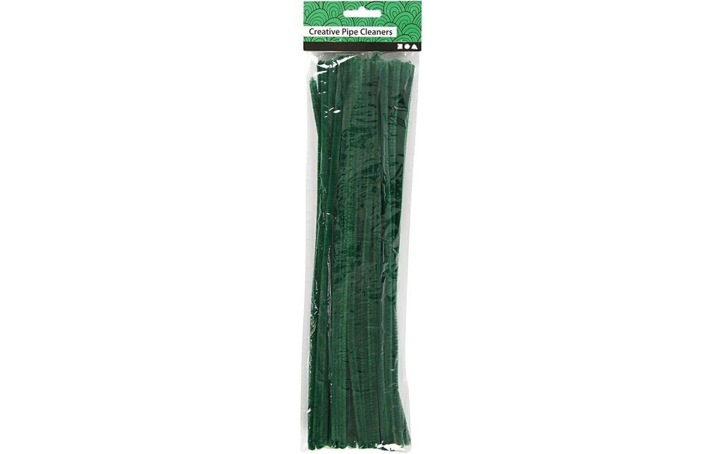 Creativ Company Fil-chenille 6 mm 50 pièces, Vert