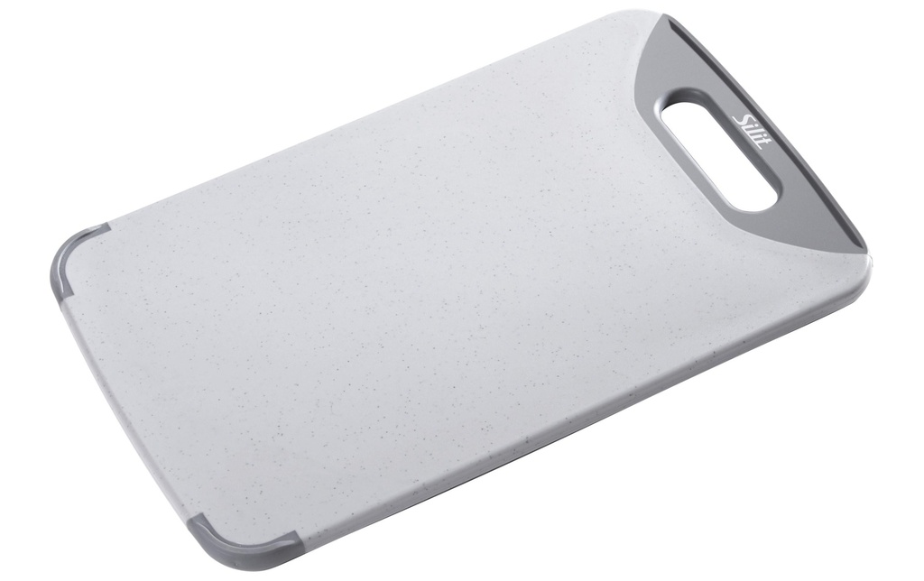 Silit Planche à découper 20 cm x 32 cm, Gris
