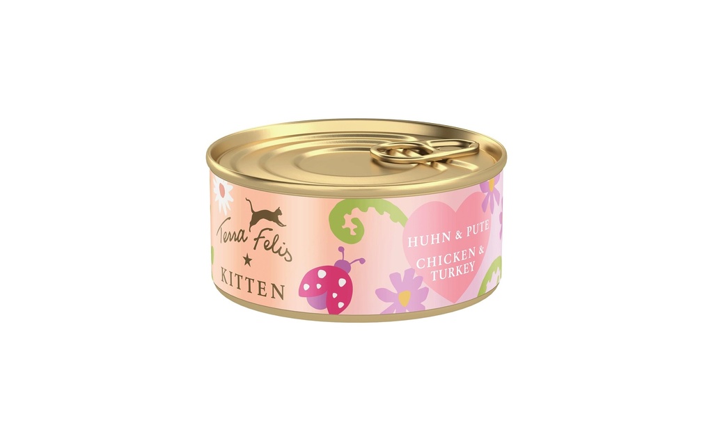 Terra Felis Alimentation humide Kitten poulet & dinde 70 g