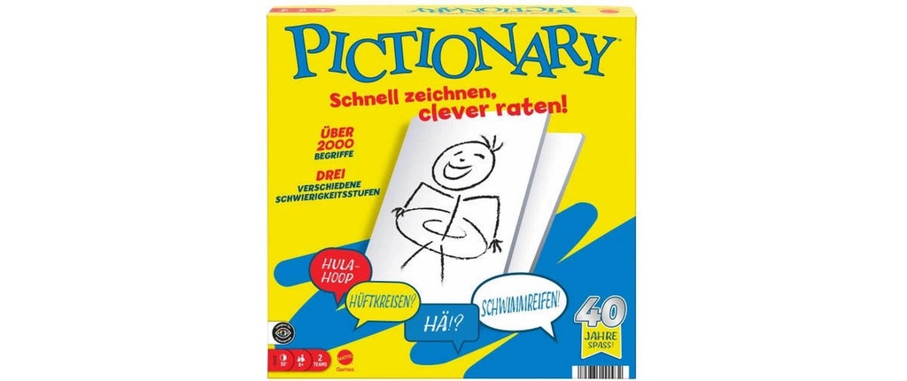 Mattel Spiele Jeux pour la famille Pictionary Core, DE