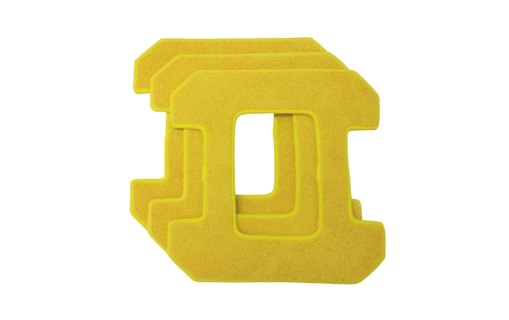Hobot Chiffon microfibre pour HB268, HB288, HB298 jaune, 3 pièces