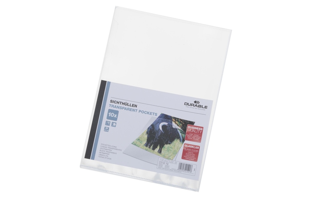 DURABLE Pochette transparente A4 10 x Transparent