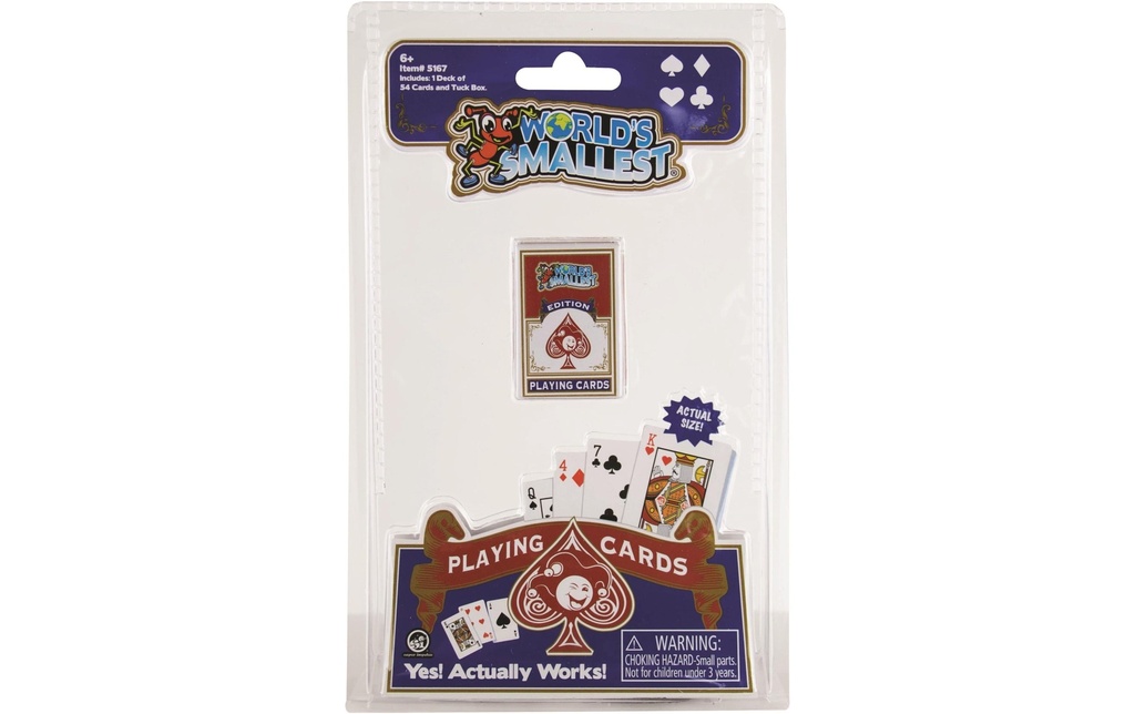 Waldmeier Jeux de cartes World's Smallest