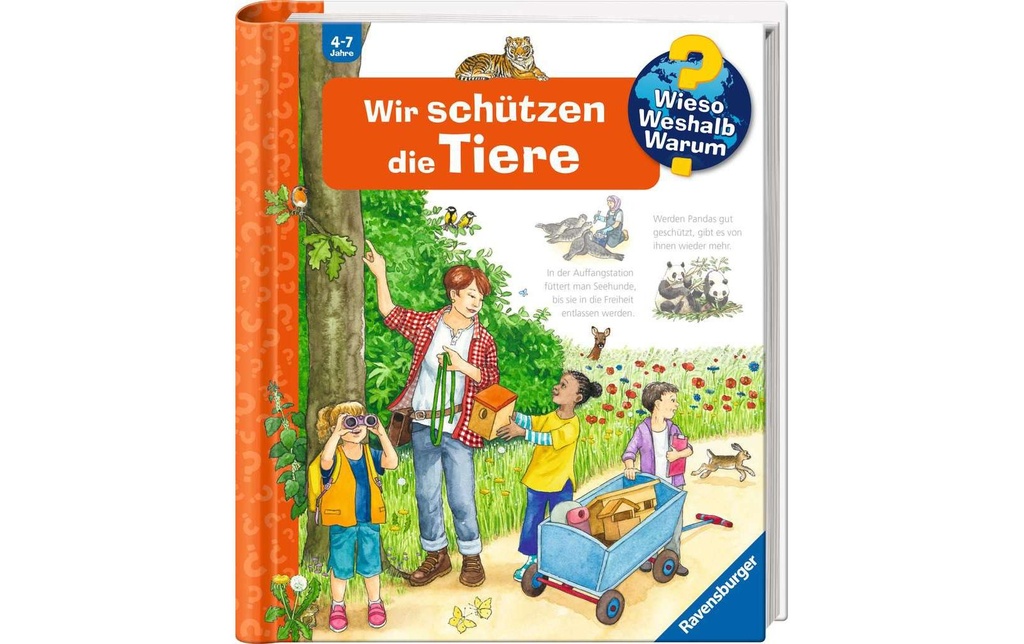Ravensburger Livres pratiques pour enfants WWW: Wir schützen die Tiere