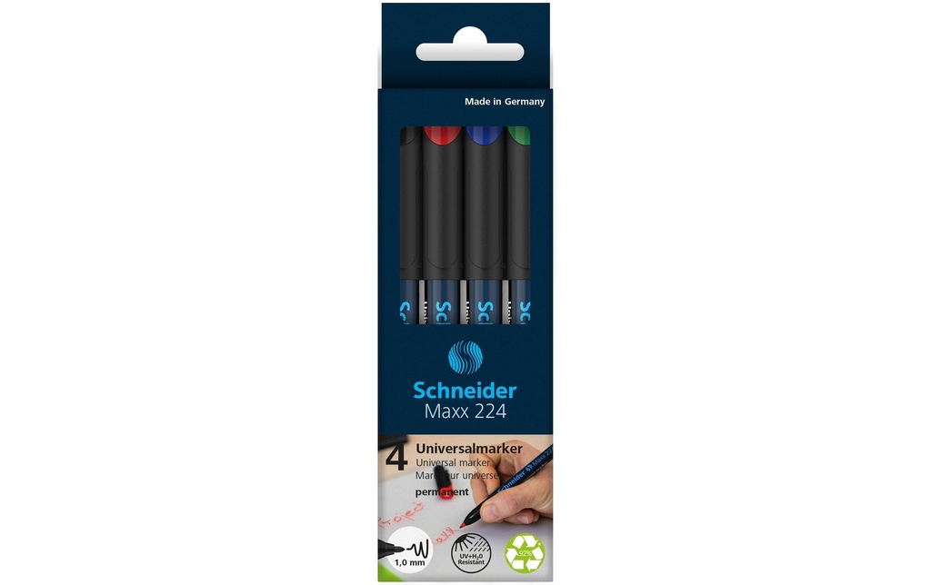Schneider Marqueur indélébile Marqueur universel Maxx 224 M set permanent