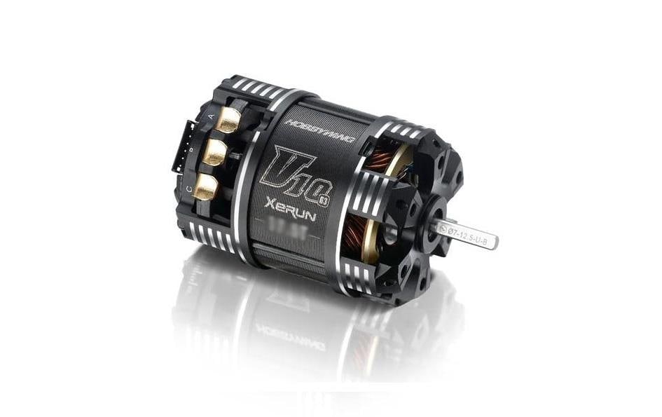 Hobbywing Moteur sans balais Moteur Xerun V10 G3 7.5T (2S) Sensibilisé, 2 pôles