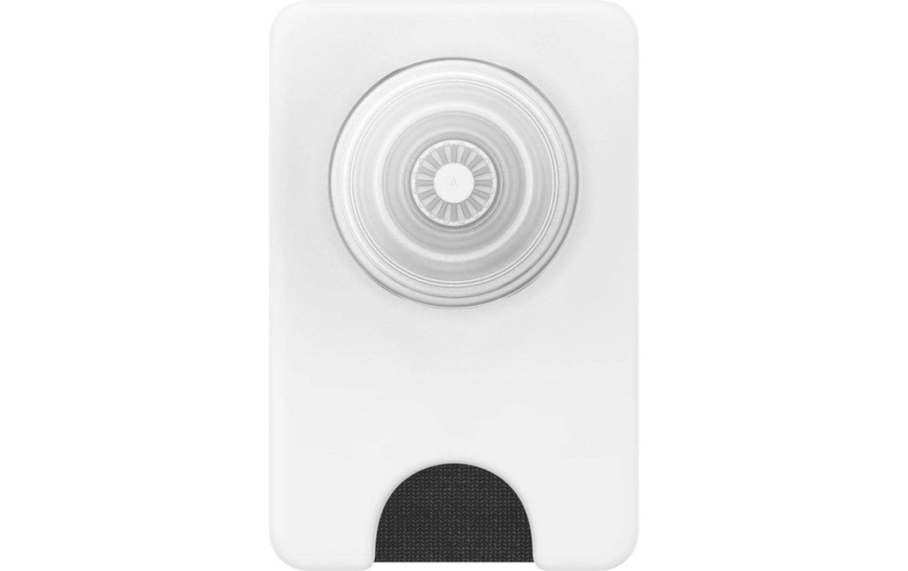PopSockets PopWallet + Magsafe White Clear