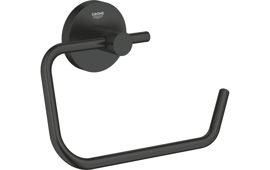 GROHE Porte-rouleau pour papier toilette Start Noir mat