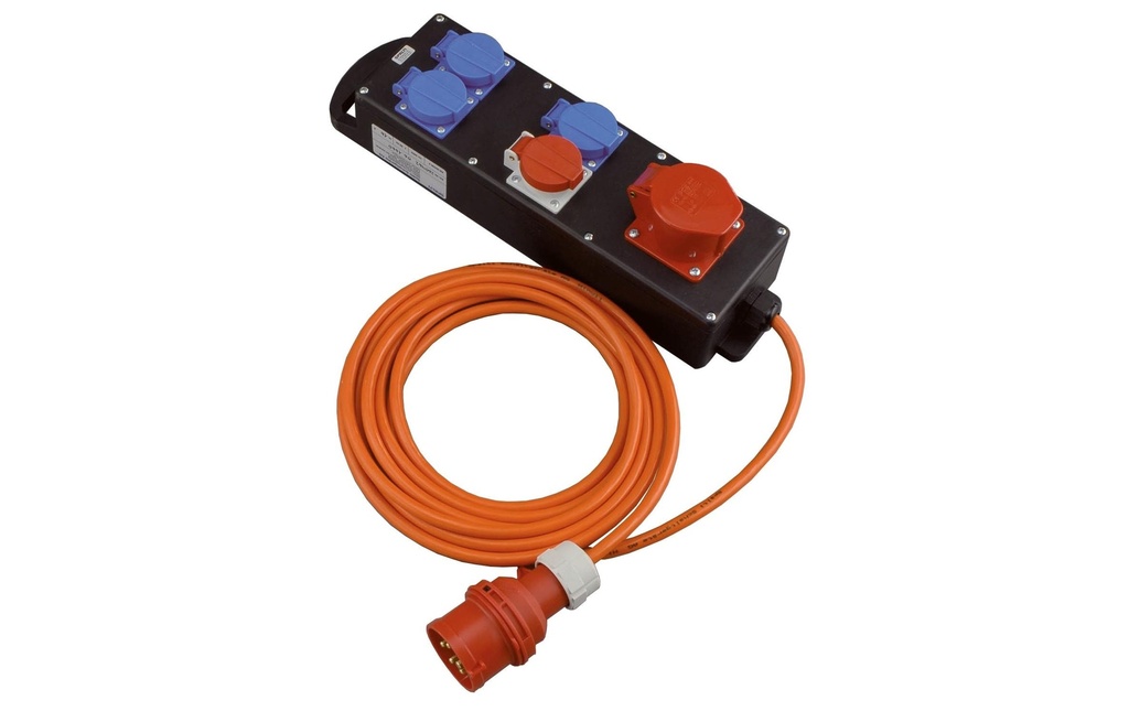 Spälti AG Barrette de connecteurs industrielle CEE16/5, 3x T23, T25
