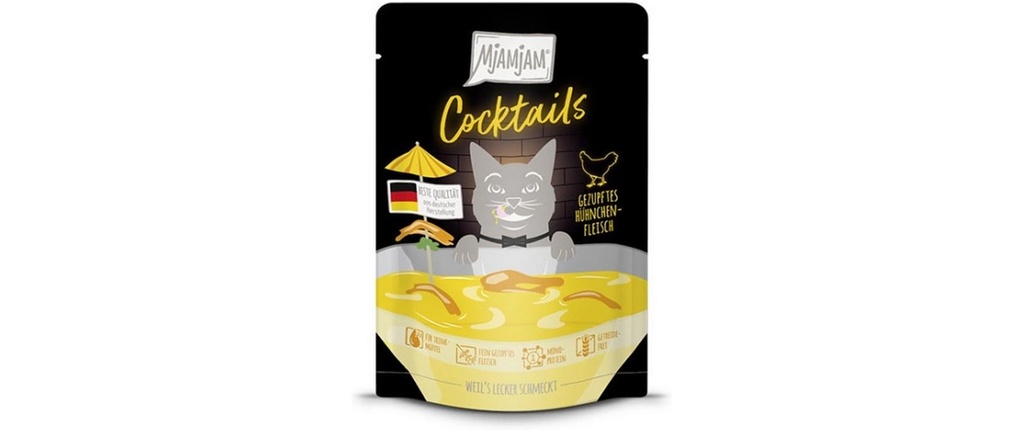 Mjamjam Cocktail de viande de poulet plumée, 40 g