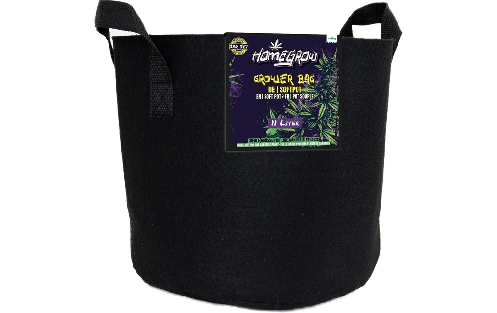 Romberg Grower Bag Softpot, set de 3 pièces, 11 litres ø 25 cm, hauteur 21 cm