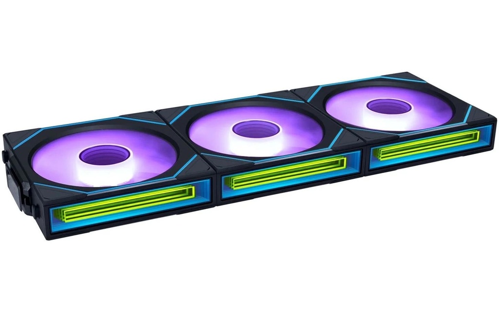 Lian Li Ventilateur PC UNI FAN SL120 RGB Lot de 3, noir