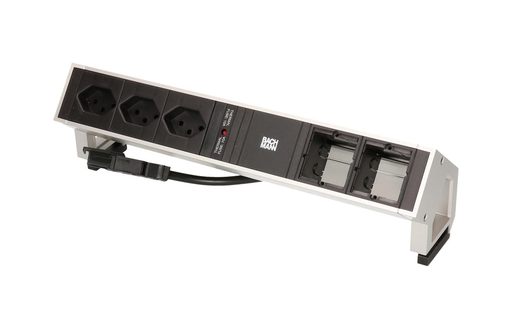 Bachmann Bloc multiprises de table DESK 2 3x T13, 2x ABD