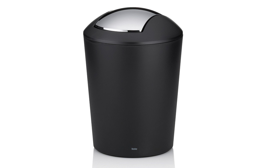 Kela Poubelle cosmétique Marta 5 l, Noir