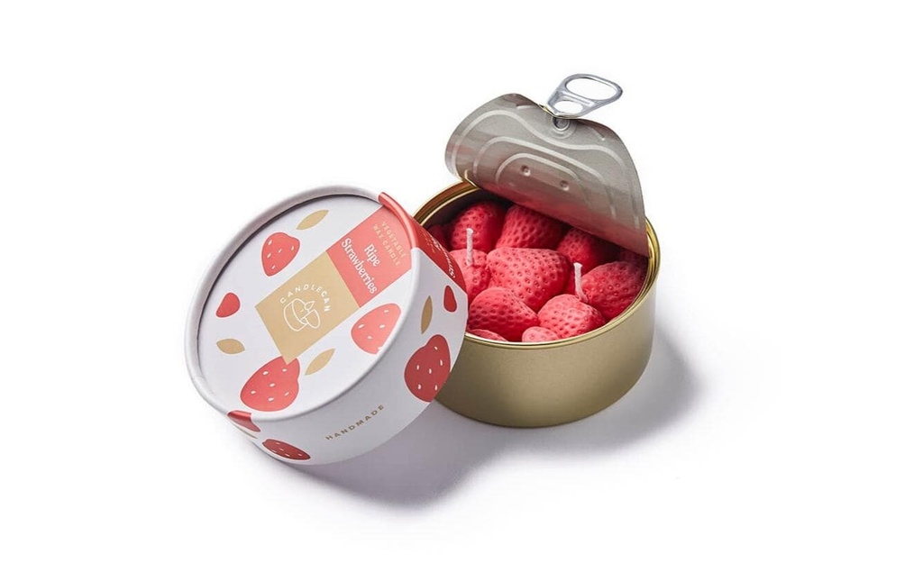 Mandatus Bougie parfumée Candle Can Ripe Strawberries
