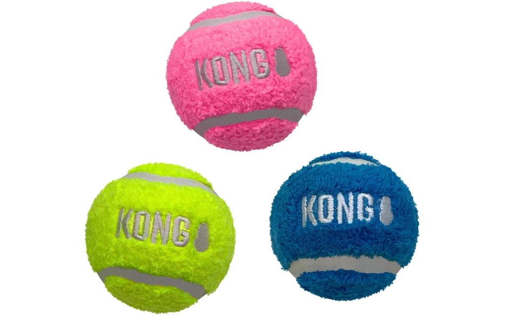 Kong Balle Sport Softies Paquet de 3, assorti, S