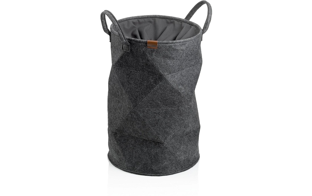 Kela Corbeille à linge Fay 42 l, Gris foncé
