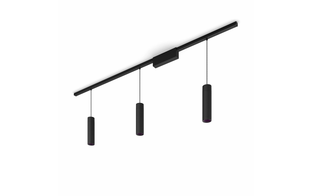 Philips Hue Perifo Basis-Set 3er Lampe à suspendre noire